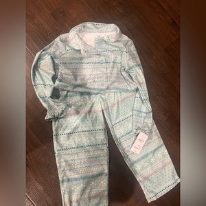 NWT fleece girl pajamas